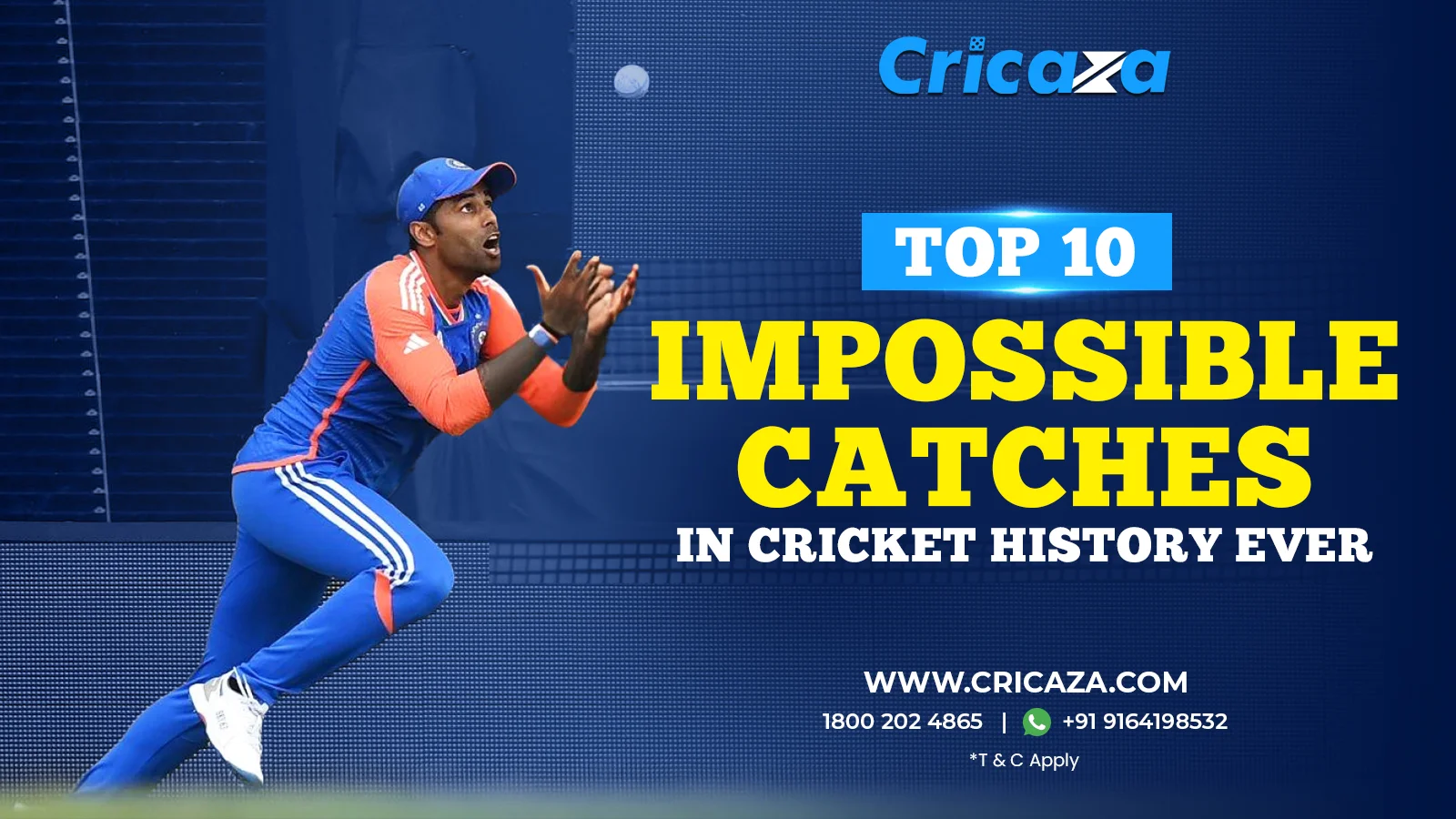 Top 10 Impossible Catches In Cricket History Ever